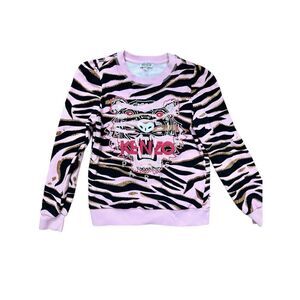 Kenzo Kids Girls Embroidered Tiger Sweatshirt Size 10